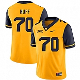 West Virginia Mountaineers 70 Sam Huff Gold College Football Jerseys Dzhi,baseball caps,new era cap wholesale,wholesale hats